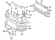 Diagram for 2007 Volvo V70 Bumper - 39986546