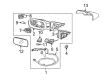 Diagram for Volvo C70 Mirror Cover - 39893047