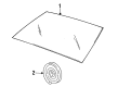 Diagram for Volvo 940 Windshield - 9447824