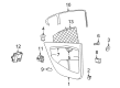 Diagram for 2008 Volvo S80 Door Moldings - 8632944