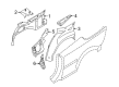 Diagram for 2009 Volvo C70 Fender Splash Shield - 1385333