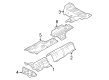 Diagram for Volvo Exhaust Heat Shield - 31469578