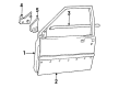 Diagram for Volvo 760 Side View Mirrors - 1325899