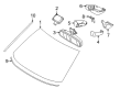 Diagram for Volvo S80 Windshield - 31383975