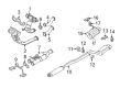 Diagram for 2011 Volvo XC90 Exhaust Hanger - 30733110