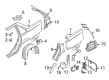 Diagram for Volvo Fuel Door Hinge - 9461974