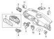 Diagram for Volvo Hazard Warning Switches - 9123681