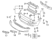 Diagram for Volvo V50 Bumper - 39887356