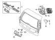 Diagram for Volvo Trunk Lid Latch - 31440626