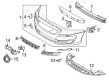 Diagram for 2016 Volvo S80 Bumper - 31353716
