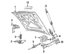 Diagram for Volvo 740 Hood - 3526343