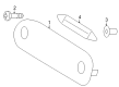 Diagram for Volvo License Plate Lights - 31253006