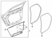 Diagram for 2023 Volvo S60 Weather Strip - 32328846