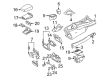Diagram for Volvo S60 Cup Holder - 8622908