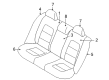 Diagram for Volvo Seat Cover - 39804602
