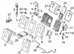 Diagram for Volvo Seat Cushion Pad - 31447988