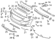 Diagram for Volvo XC60 Bumper - 39821547
