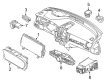 Diagram for Volvo C40 Recharge Instrument Cluster - 36011932