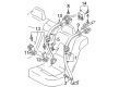 Diagram for Volvo V70 Seat Belt - 6841794