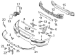 Diagram for 2008 Volvo S60 Bumper - 39850841
