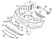 Diagram for Volvo S90 Bumper - 40008786