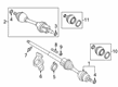 Diagram for Volvo XC60 Axle Shaft - 36011792