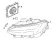 Diagram for Volvo S90 Daytime Running Lights - 31655768