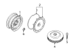 Diagram for Volvo Wheel Bearing Dust Cap - 30671515