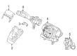 Diagram for Volvo XC60 Steering Column Cover - 39842100