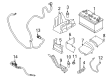 Diagram for Volvo V60 Battery Cables - 31473644