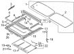 Diagram for 2006 Volvo XC90 Weather Strip - 30674759