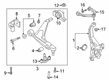 Diagram for Volvo S60 Control Arm - 32370930