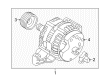 Diagram for Volvo Alternator Pulley - 30667682