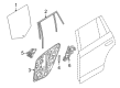 Diagram for 2023 Volvo XC60 Window Channel - 31424354
