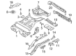 Diagram for Volvo XC70 Battery Hold Downs - 9474056