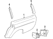 Diagram for Volvo Fuel Door Hinge - 1203473