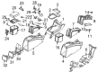 Diagram for Volvo Cup Holder - 30618475