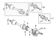 Diagram for Volvo XC40 Recharge Axle Bearing Lock Rings - 30735856