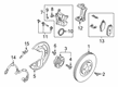 Diagram for Volvo XC40 Recharge Brake Caliper Bracket - 36012648