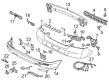 Diagram for Volvo C30 Bumper - 39876647