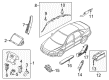 Diagram for Volvo C70 Air Bag - 32332145