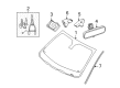 Diagram for Volvo C70 Windshield - 31335992