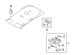 Diagram for Volvo XC60 Interior Lights - 31351924