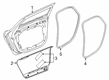 Diagram for Volvo V60 Cross Country Weather Strip - 32229229