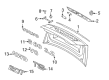 Diagram for Volvo S80 Tailgate Handle - 31276258