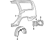 Diagram for Volvo Fuel Door Hinge - 3509330