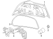 Diagram for Volvo Tail Light Lens - 31294062