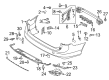 Diagram for Volvo V90 Bumper - 39844472