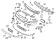 Diagram for Volvo V40 Bumper - 30850928