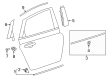 Diagram for Volvo S90 Door Moldings - 31371618